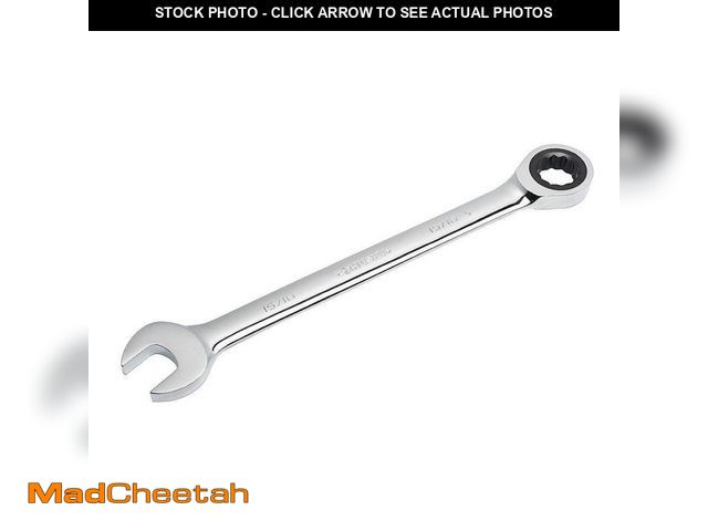Lot 74-13057208 - Husky 15/16 in. 12-Point SAE Ratcheting Combination Wrench - UNUSED