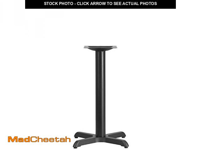 Lot 74-12396654 - Flash Furniture Beverly 22'' x 22'' Restaurant Table X-Base with 3'' Dia. Table Height Column - UNUS...