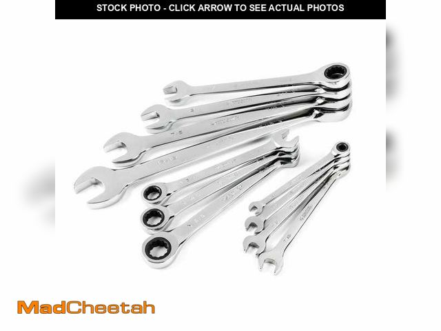 Lot 74-12592333 - *MISSING TWO* Husky Ratcheting SAE Combination Wrench Set (11-Piece) *MISSING TWO*  - UNUSED