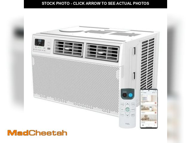 Lot 74-12357932 - TCL 10 000 BTU Smart Window Air Conditioner  Fan &amp; Dehumidifier  450 Sq. Ft.  Remote Control  Wo...