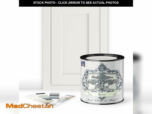 Lot 74-13539963 - ALL-IN-ONE Paint by Heirloom Traditions, Bone (Off White), Quart - Durable cabinet and furniture pai...