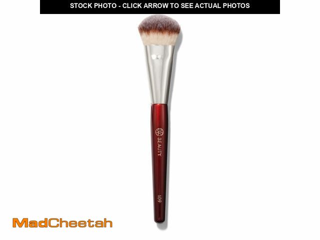 Lot 74-13520149 - BK BEAUTY BRUSHES - 109 MINI CONTOURED FOUNDATION - Face Brush for Liquid or Cream Foundations - Bro...