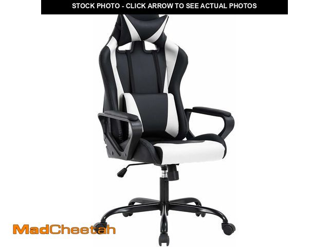 Lot 74-13709254 - BestOffice High-Back Gaming Chair PC Office Chair Computer Racing Chair PU Desk Task Chair Ergonomic...