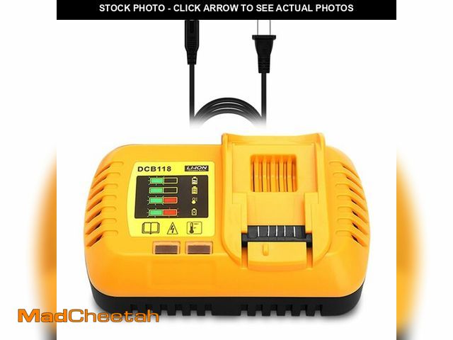 Lot 74-12703021 - Lizone DCB609 DCB118 60V Battery Charger Replacement for Dewalt 20V 60V Max Battery Charger - UNUSED