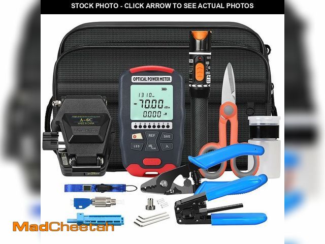 Lot 74-14057054 - BAOSHLA Fiber Optic Termination Kit FTTH Cold Connection tool Kit 6C Fiber cutting knife Stripper Pl...