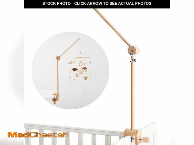 Lot 74-12974490 - let's make Baby Crib Mobile Arm - Wooden Mobile Arm with Height AdjustableÃ¯Â¼â 360ÃÂ° Rotatable U...