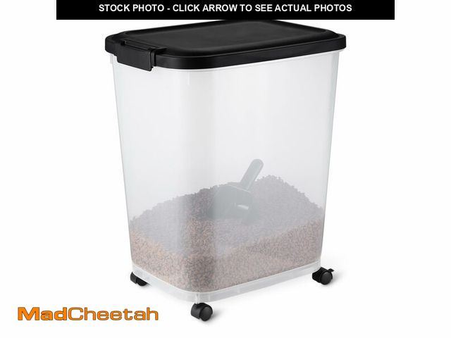 Lot 74-13788333 - Basics Pet Food Storage Container 30lbs - UNUSED