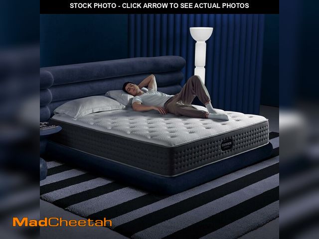 Lot 74-12661924 - COMFBOX Queen Mattress 12 Inch Classic Hybrid Mattress - Medium Firm - Contouring Memory Foam &amp; ...