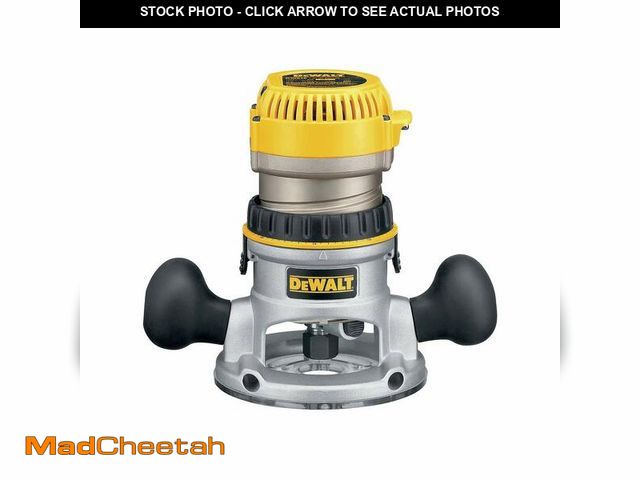 Lot 74-13542090 - DEWALT Router, Fixed Base, 12-Amp, 24,000 RPM Variable Speed Trigger, 2-1/4HP, Corded (DW618) - UNUS...