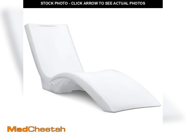 Lot 74-12521525 - Step2 Vero In-Pool And Patio Outdoor Lounger Chair Resin White - UNUSED