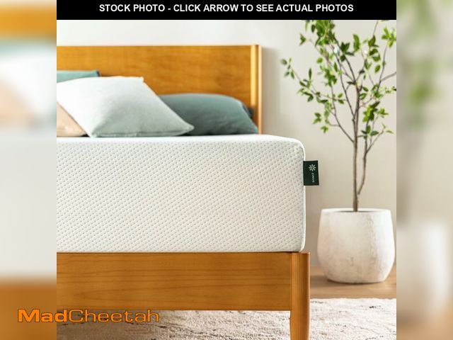 Lot 74-12661551 - ZINUS 10 Inch Full Green Tea Memory Foam Mattress [New Version], Fiberglass free, Medium Firm Feel, ...