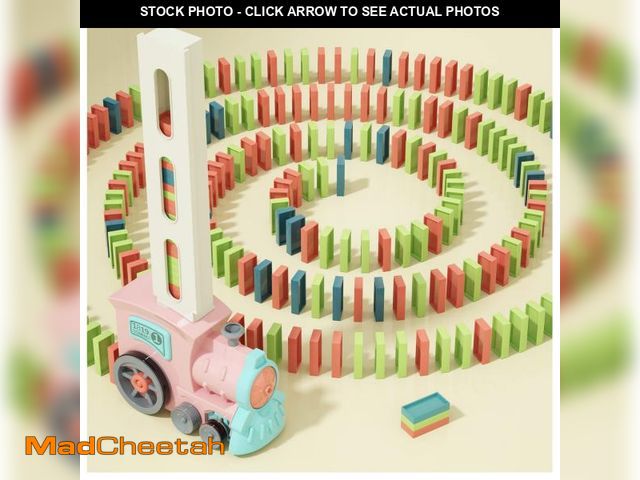 Lot 74-11548964 - Domino Train Toys for Girls 3+ Year Old: Kids Stacking Dominoes Games - Montessori Toy Toddler 3-5 B...