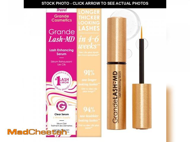 Lot 74-12307283 - Grande Cosmetics GrandeLASH-MD Lash Enhancing Serum, 1 ml - 6-week starter supply - UNUSED