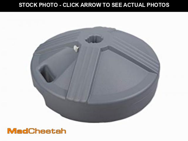 Lot 74-12400221 - US Weight Durable Fillable Umbrella Base Designed to be Used with a Patio Table (Grey) - UNUSED
