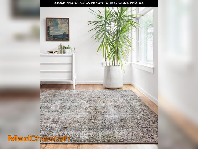Lot 74-12391161 - Loloi Layla Collection LAY-06 Taupe/Stone 9'-0" x 12'-0" .13" Thick Area Rug, Soft, Durable, Vintage...