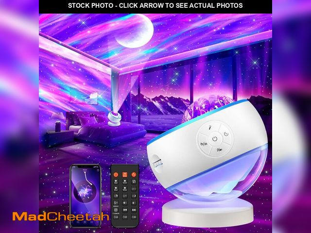 Lot 74-13718288 - One Fire Northern Lights Projector,300+Color Modes Galaxy Projector for Bedroom, 15 White Noise Gala...