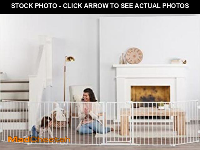 Lot 74-12096424 - Regalo 144-Inch Super Wide Adjustable Baby Gate and Play Yard, 2-In-1, Bonus Kit, Includes 4 Set of ...