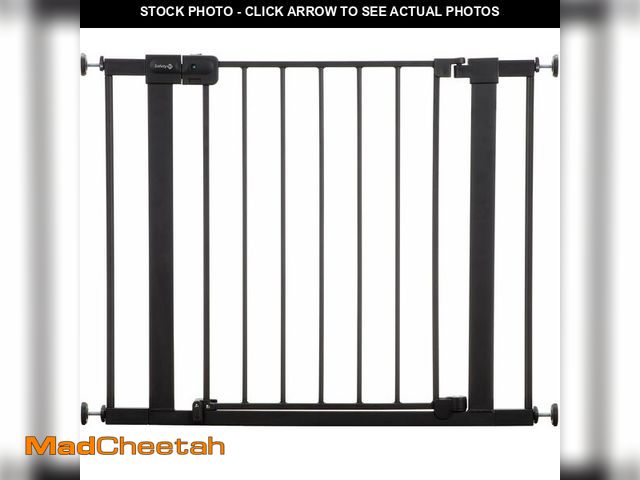 Lot 74-12670824 - Safety 1st Easy Install Baby Gate for Doorways, Auto-Close Pressure-Mounted Magnetic Latch, Indoor D...