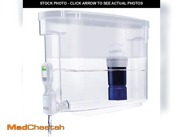 Lot 74-12400065 - PUR PLUS 30-Cup Water Filter Dispenser with 1 Lead-Reducing PUR PLUS Filter, Dishwasher Safe, Powerf...