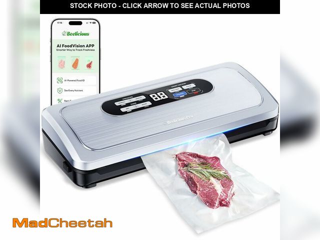 Lot 74-14303480 - Vacuum Sealer Machine with AirLock ProSeal System, 10-in-1 Vacuum Sealer for Food, Moist/Dry Sealing...