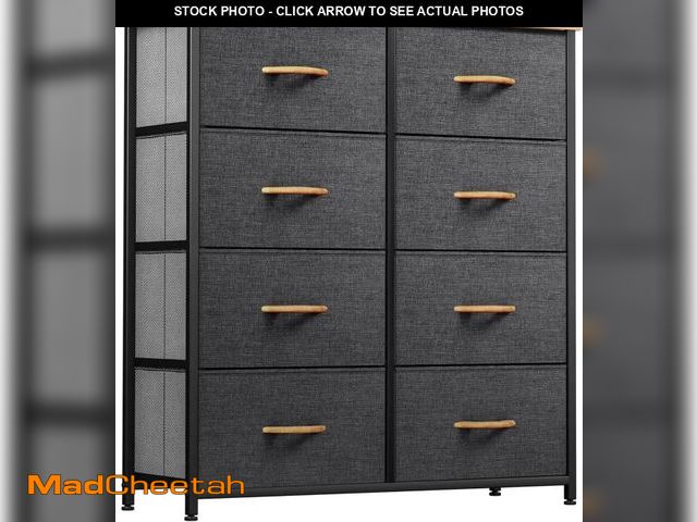 Lot 74-12510659 - YITAHOME Fabric Dresser with 8 Drawers - Tall Storage Dresser, Chest of Drawers for Closet, Living R...