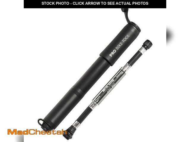 Lot 74-12119848 - Pro-Bike Tool Mini Bike Pump with Gauge - Fits Presta &amp; Schrader - Accurate Inflation - Mount Ki...