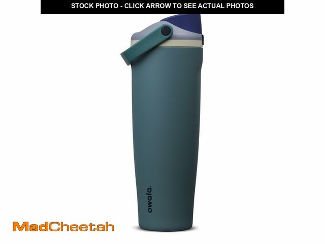 Lot 74-13953107 - Owala FreeSip Sway Insulated Stainless Steel Water Bottle with Two-Way Spout, Built-In Straw and Buc...