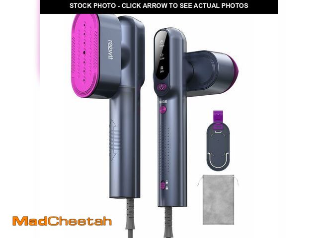 Lot 74-14340666 - Travel Steamer for Clothes,100-240V Travel Steamer &amp; Iron 2 in 1 with Fast Heat-Up,1200W Portabl...
