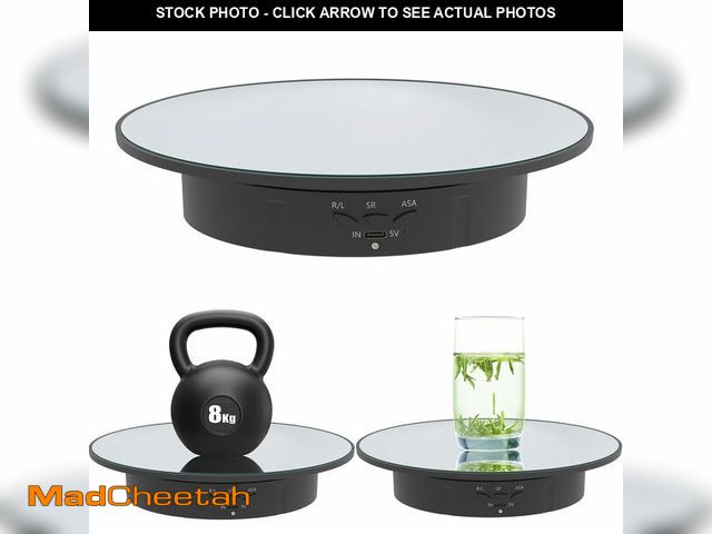 Lot 74-13714176 - E Eshion Electric Turntable, 360 Degree Adjustable speed Revolving Base for Photography,Jewelry,3D M...