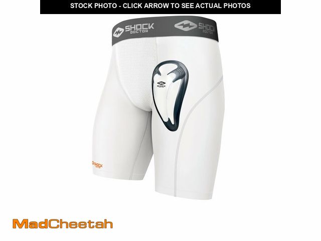 Lot 74-12846441 - Shock Doctor Compression Shorts Men, Protective Bio-Flex Cup, Moisture-Wicking, Vented Protection. A...