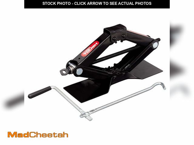 Lot 74-12556383 - Hyper Tough T10152W Lifting Scissor Jack, 1.5 Ton Black - USED