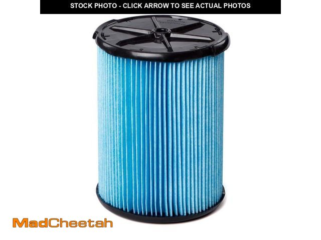 Lot 74-14446413 - RIDGID Genuine Fine Dust Pleated Paper Wet Dry Vac Shop Vacuum Filter for Most 5-16 Gal. RIDGID Wet ...
