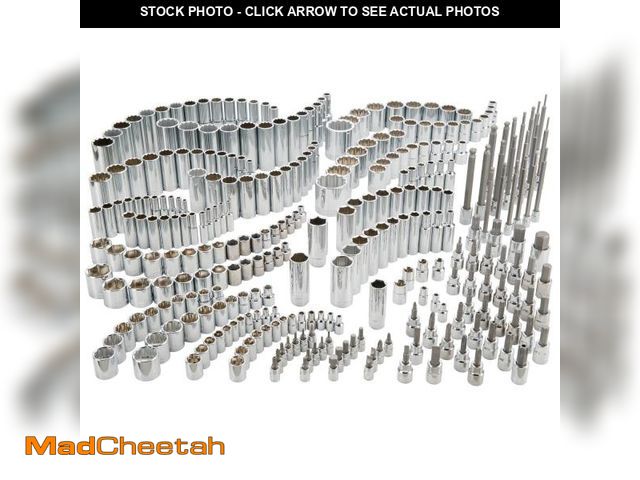Lot 74-12316397 - CRAFTSMAN 299-Piece Socket Set, Includes Deep, Shallow Sockets, Hex, Torx, Slotted, Phillips Bits - ...