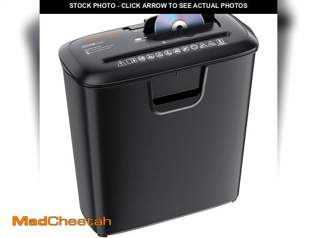 Lot 74-12304355 - Bonsaii Paper Shredder for Home Use, 8-Sheet StripCut Home Office Shredder, CD/Credit Card Shredder ...