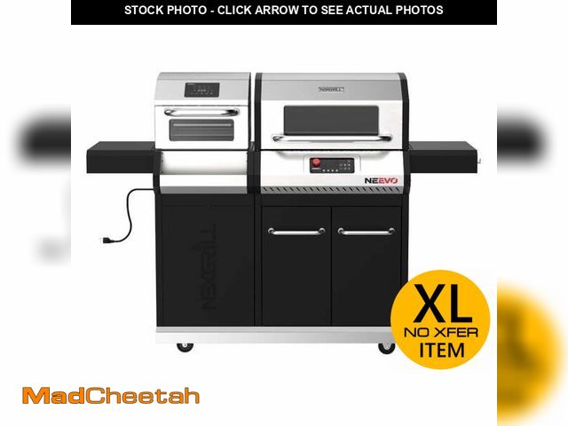 Lot 74-14253523 - Neevo 44,000 BTU Propane Gas Grill with Built-in Air Fryer, 714.3 sq in Cooking Area, 2 U-Shaped Bur...