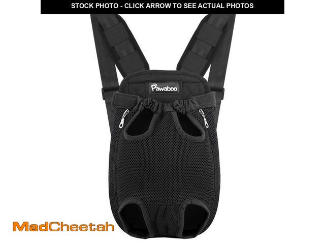 Lot 74-12051457 - Pawaboo Pet Carrier Backpack, Adjustable Pet Front Cat Dog Carrier Backpack Travel Bag, Legs Out, Ea...