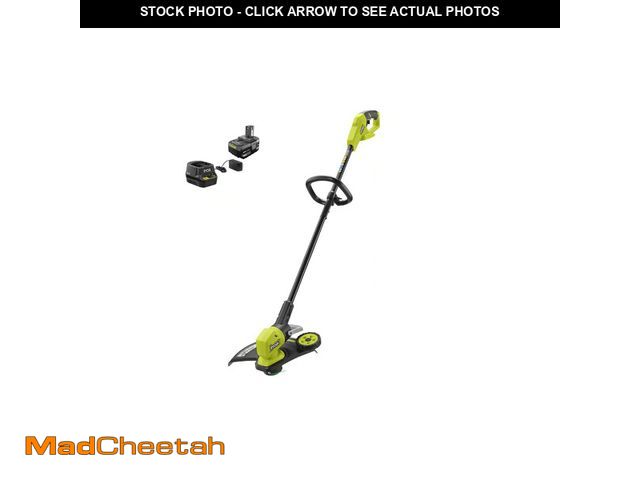 Lot 74-12799291 - (MISSING BATTERY) Ryobi ONE+ 18V 13 In. Cordless Battery String Trimmer/Edger (Tool Only) - USED