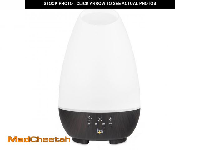 Lot 74-11550999 - HealthSmart 500ML Essential Oil Diffuser for Large Rooms, Cool Mist Humidifier and Aromatherapy Diff...