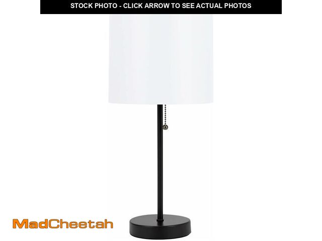 Lot 74-12828749 - Catalina Lighting 17842-031 Modern Accent Table Lamp, Desk Lamp for Office, Dorm, or Bedroom, Readin...