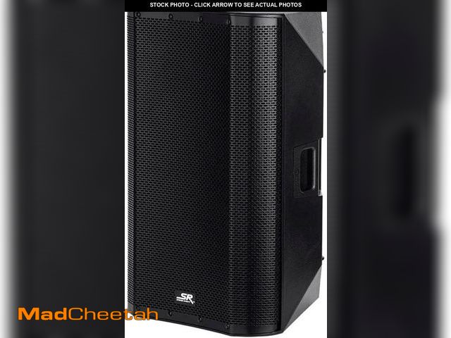 Lot 74-12096363 - Monoprice Stage Right Series, 15-Inch Powered Speaker, 1400W, SRD215, Class D Amp, DSP, Bluetooth St...