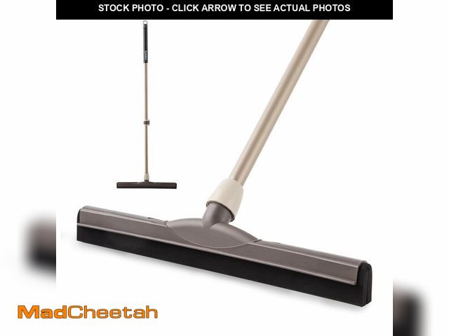 Lot 74-14266906 - Eyliden Floor Squeegee for Water Removal, 17-inch EVA Dual-Layer Blade - USED