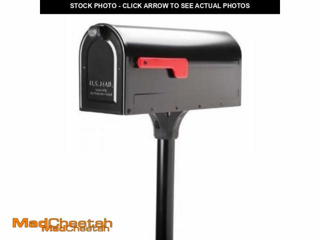 Lot 74-12058917 - Architectural Mailboxes 7680B-10 MB1 Mount Mailbox and in-Ground Post Kit  Medi - UNUSED