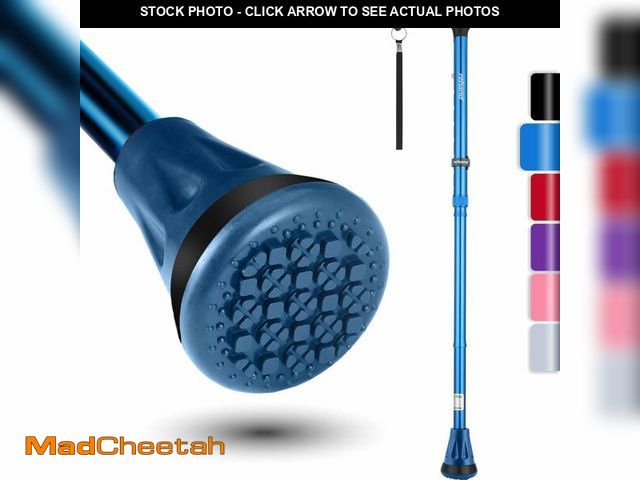 Lot 74-14152215 - REHAND Walking Cane - Foldable, Adjustable, Collapsible Walking Canes for Men &amp; Women, Heavy Dut...