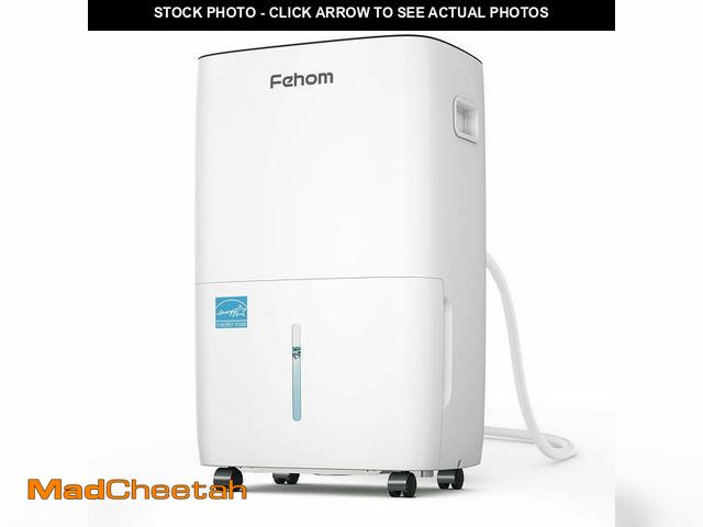 Lot 74-12857473 - Waykar Fehom Energy Star Dehumidifier for Basement, Home, 7,000 Sq. Ft, Ultra Quiet, Auto Defrost, O...