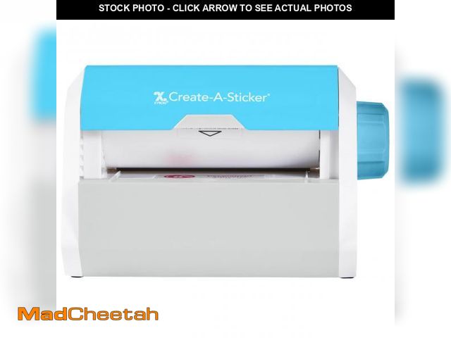Lot 74-12123405 - Xyron Create-a-Sticker, 5" Sticker and Label Maker Machine for Small Business and DIY Crafts, Includ...