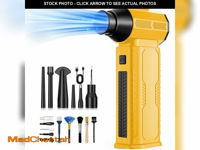 Lot 74-13956475 - ZOAIVR Compressed Air Duster, 130,000RPM Ultra-Powerful Cordless Electric Air Duster with 8000mAh Re...
