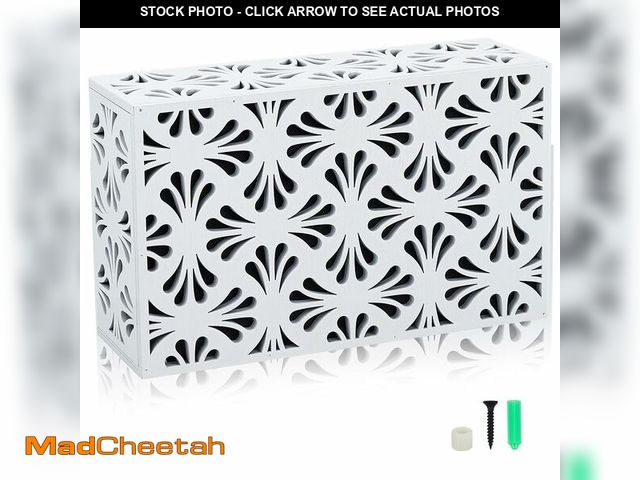 Lot 74-12699756 - CUTHOLLOW Doorbell Chime Cover Box Plate for Wall Inside, Aesthetic Wooden Doorbell Cover for Home U...