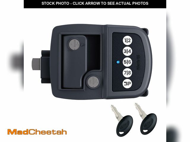 Lot 74-14423830 - Bauer NE Bluetooth Keyless Entry Door Lock with Handle, Close Field Technology, Essential Camper Mus...