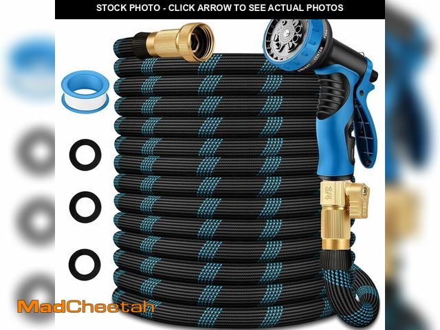 Lot 74-14205713 - 75 ft Garden Hose - 2026 New Upgraded Flexible Water Hose - Ultra Lightweight Kink-free Car Washing ...