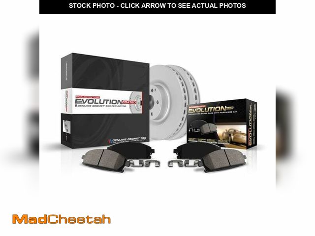 Lot 74-12785371 - Power Stop CRK5583 Coated Brake Rotor &amp; Ceramic Brake Pads- front - UNUSED